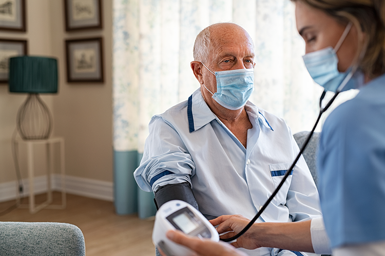 Patient with nurse