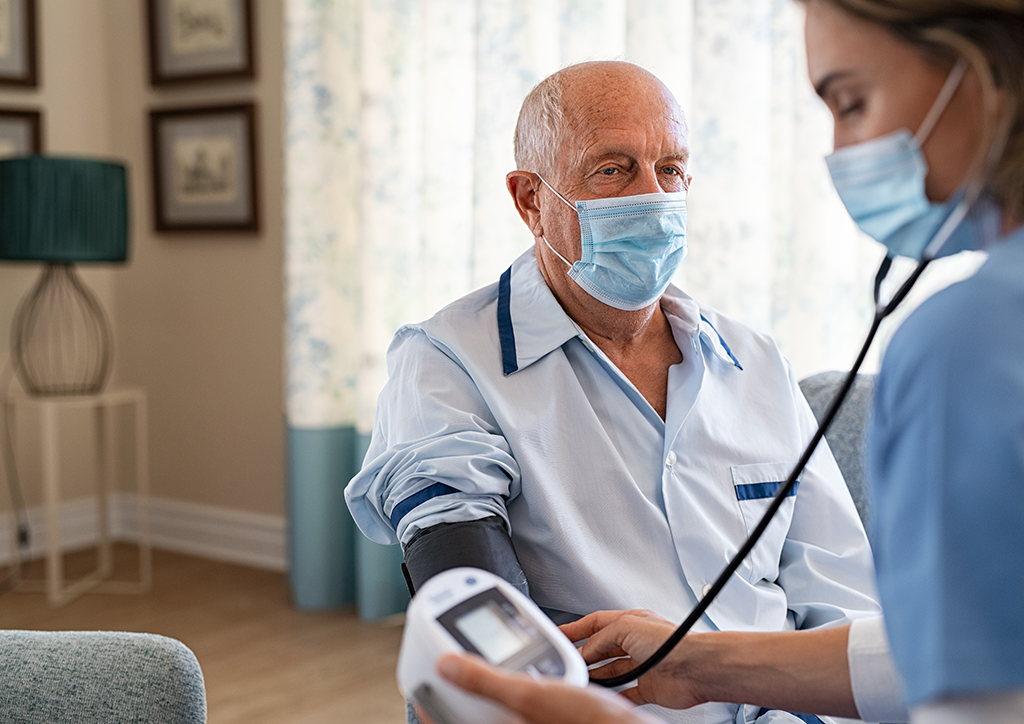 Patient with nurse