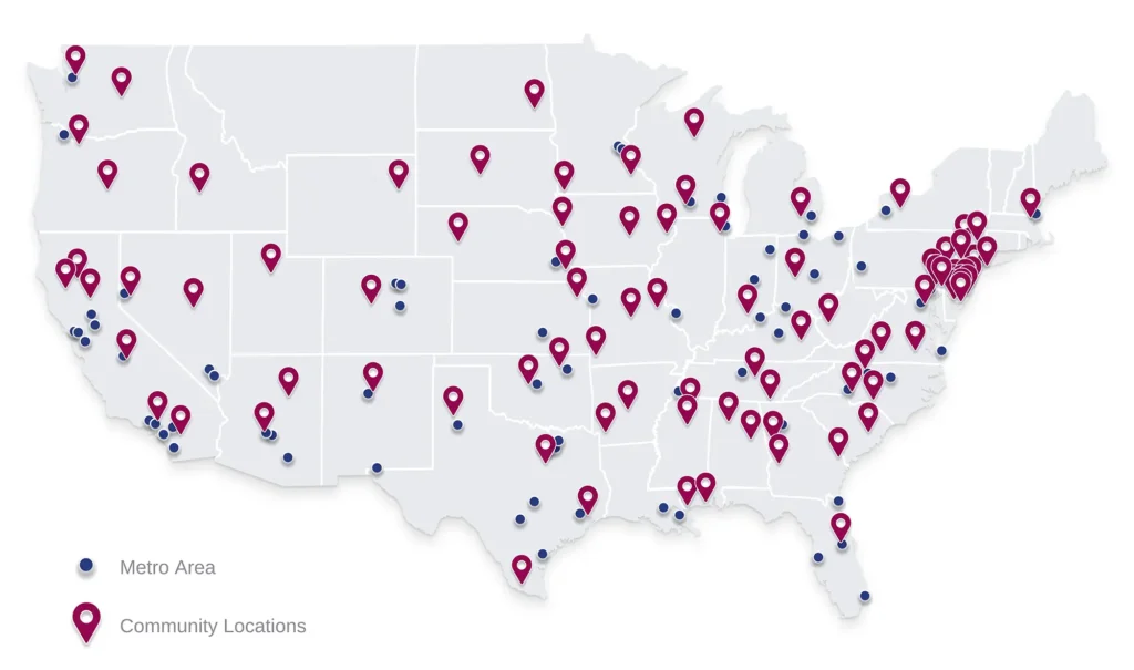 Hawthorne Health Coverage Map - Seamlessly Connecting Sites, Patients, and Clinicians Through Technology